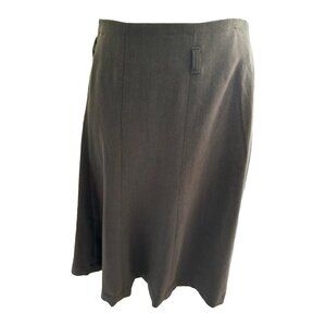 Grace Elements gray midi skirt sz‎ 4